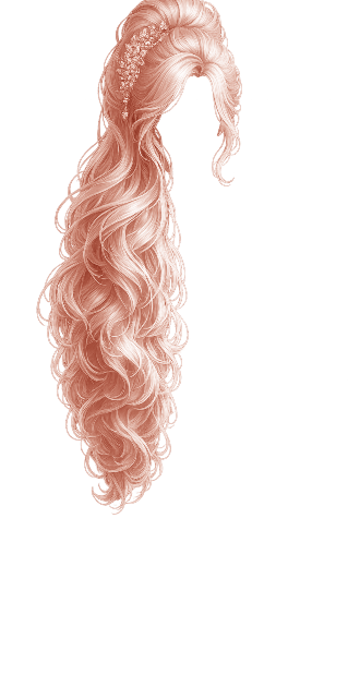 Pink Elegant Female Updo