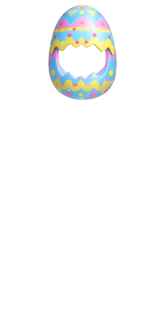 Male Easter Egg Head