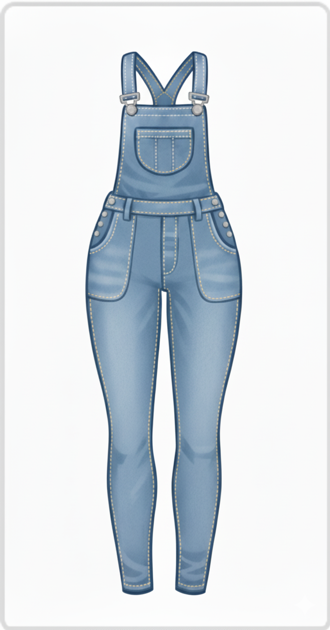 Cute Girls Overalls
