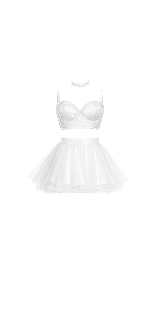 White Ballerina Sparkles