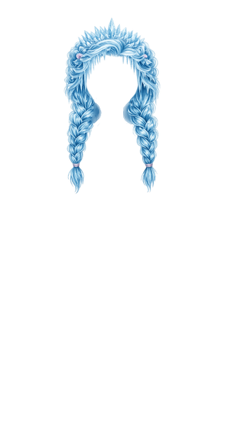 Ice queen hair