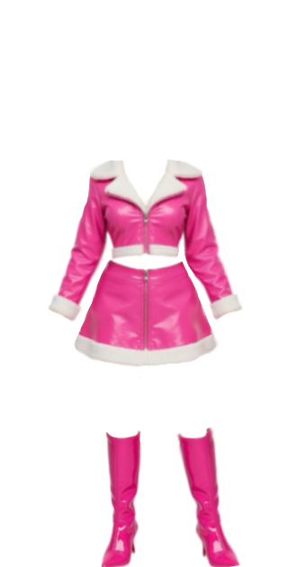 Hot Pink Leather Set