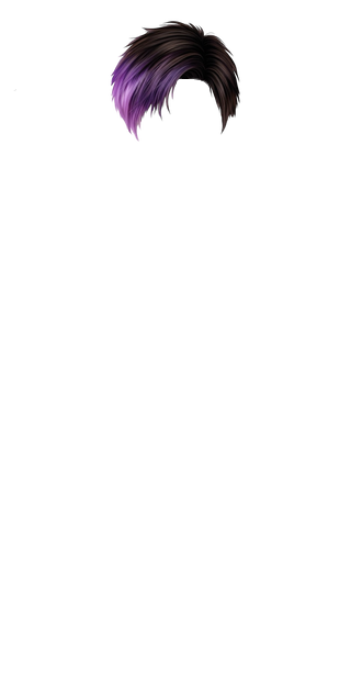 Purple and black fringe