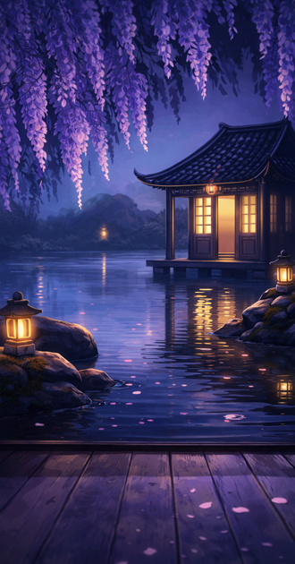 Purple Willow Garden