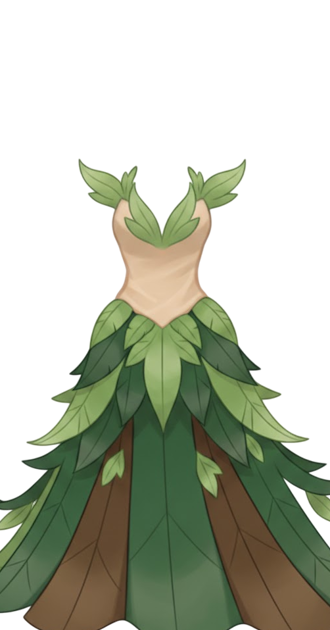 Leafeon Gown
