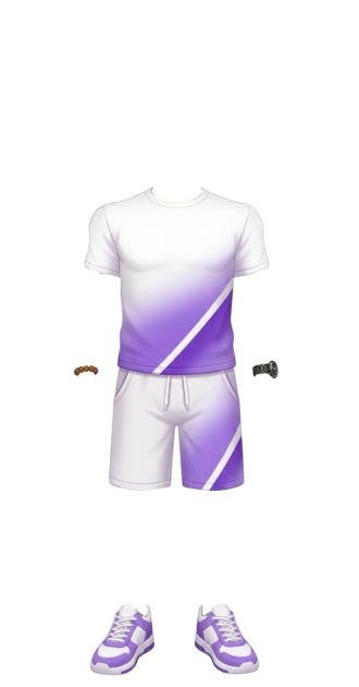 Purple Shirt n Shorts