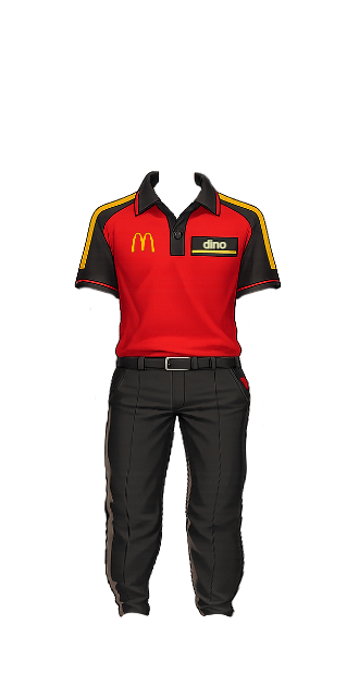 Mcdonalds Worker Dino