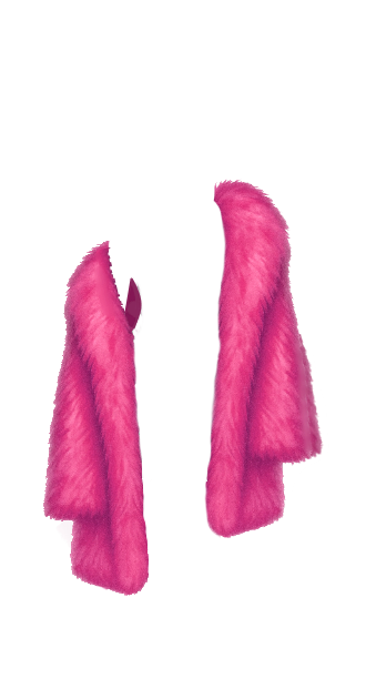 Pink Fur Coat