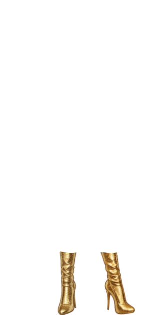 Ludmila Gold Boots