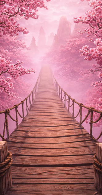 Cherry Blossom Bridge v1