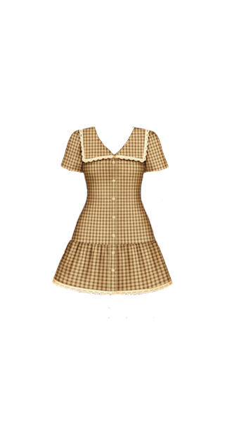 tailored collar mini dress