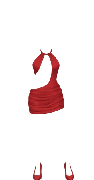 Red Cutout Dress