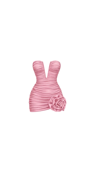 Pink Rose Mini (dress only)