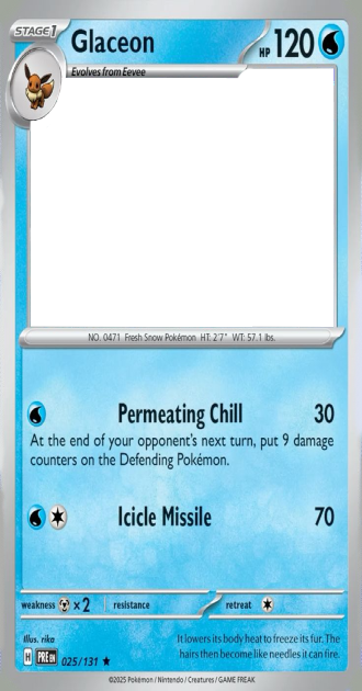 Glaceon Card FG