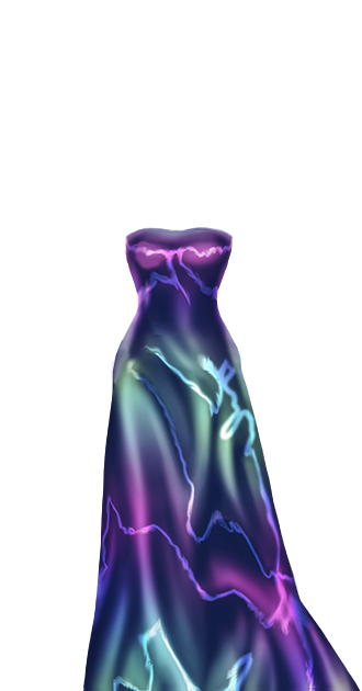 Holographic Evening Gown by Nena