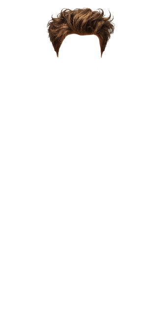 Wavy Messy Male Hair