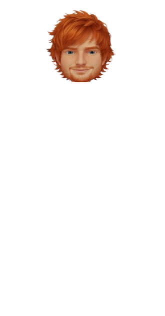 (MALE) Ed Sheeran's face