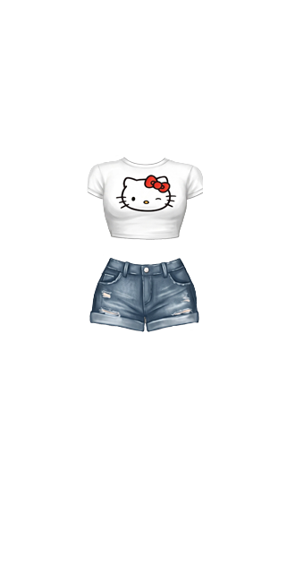 Hello Kitty Top & Jeans