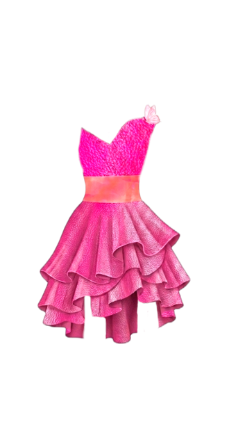 Pink Neon Dress