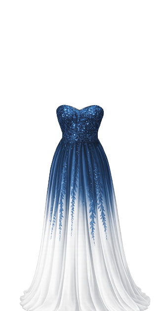 Blue And White Dress By Jordie