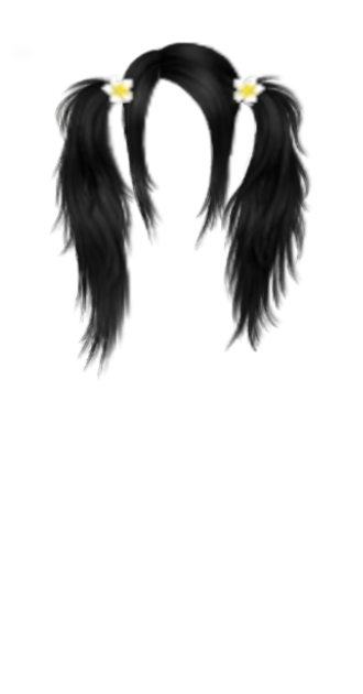 Black Daisy Pigtails