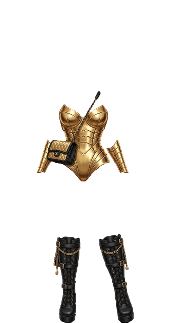 Golden Gilded Warrior