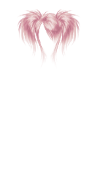 Spiked Side Bang Pigtails