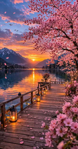 Sakura Boardwalk BG