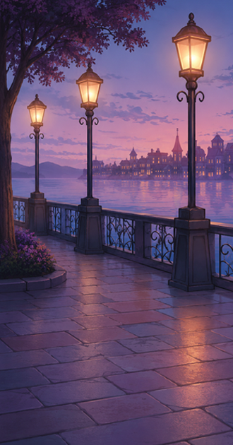 Dusky Cityline Sunset