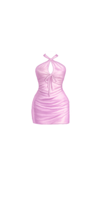 Lilac Satin Halter