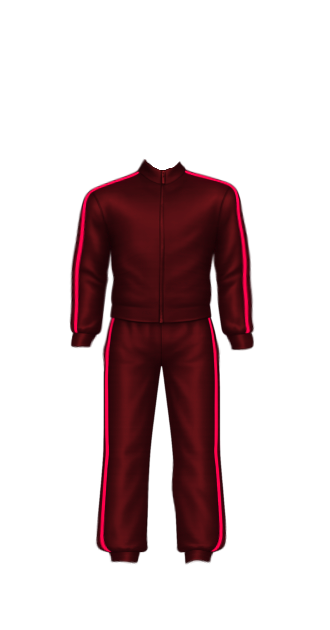 Justin Red Athletic Set