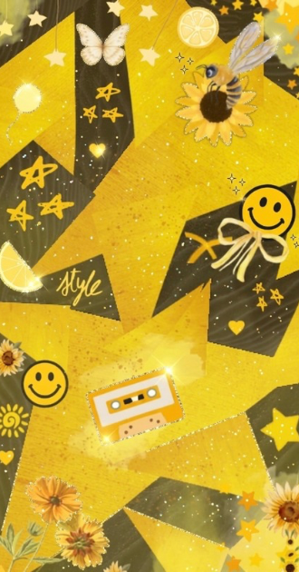 Yellow  vibes background