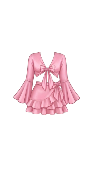 Cozy Pink Day Outfit (w/o shoes)