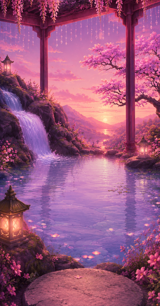 Pink Sakura Gardens