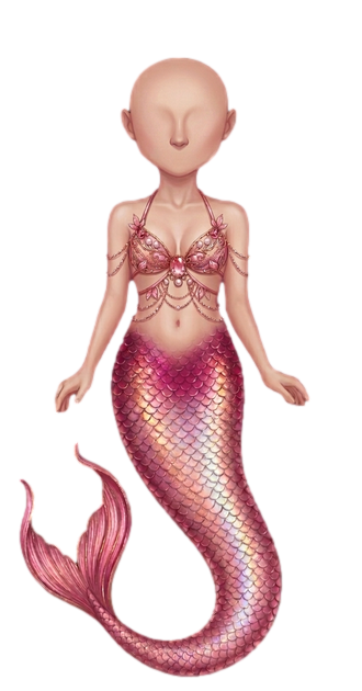 Sereia 1.0 Rosa Pele Clara