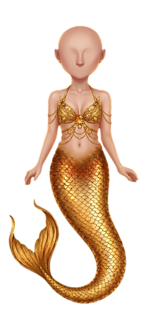 Sereia 1.0 Dourado