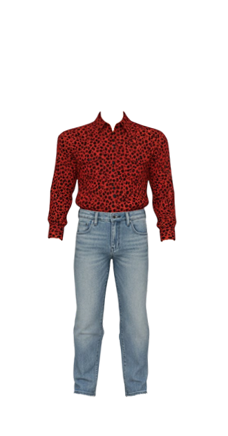 Red Spotted Shirt