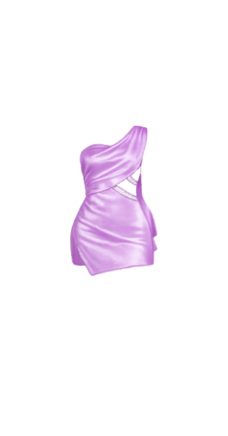 Purple Satin Mini