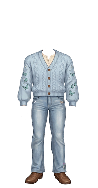 debut cardigan (m)