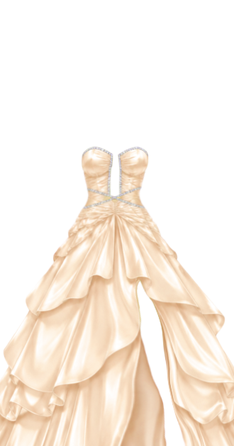Marcela Champagne Gown