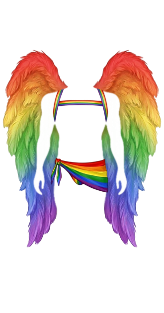Pride Month boy angel By imon