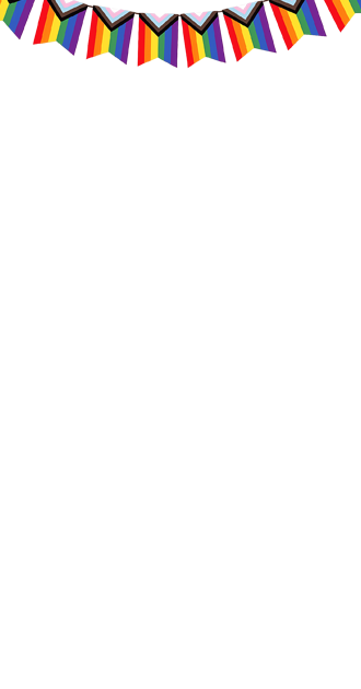 Pride Pennant Banner