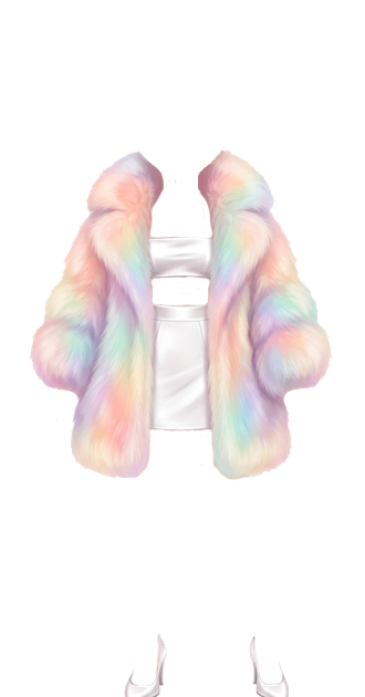 Chanel #1 Rainbow Coat