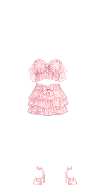 Pink Tulle Princess (Short w/ Shoes)