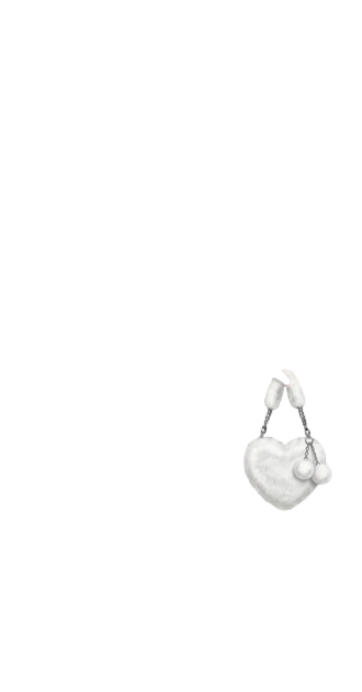 WhiteHeartPurse