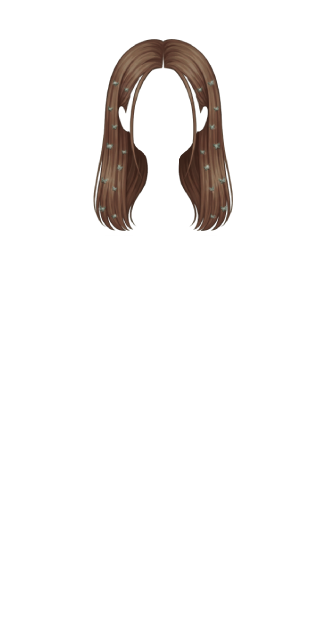 Bejeweled Hair Brown