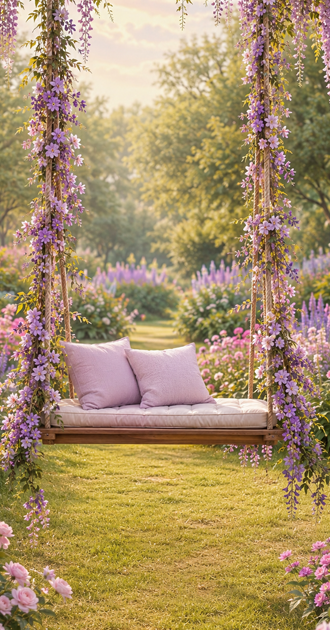 Floral Garden Swing v2