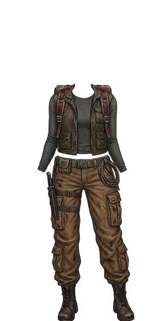 Dystopian Survivor Woman