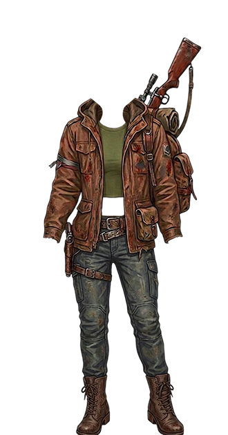 Dystopian Shooter Woman