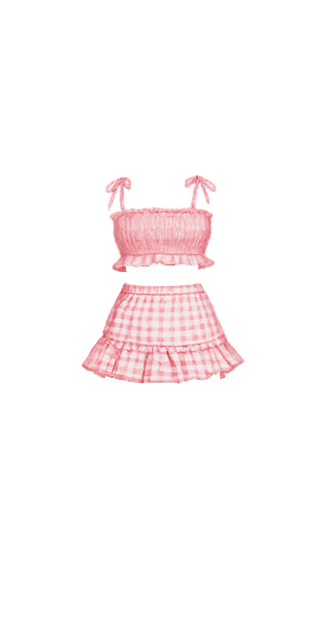 Pink Summer Gingham